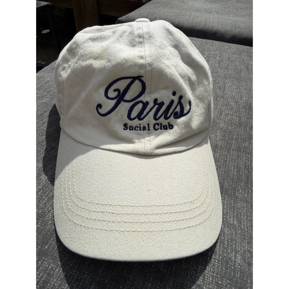 PARIS - David and Young White Baseball Cap Hat StrapBack One Size Fits Most